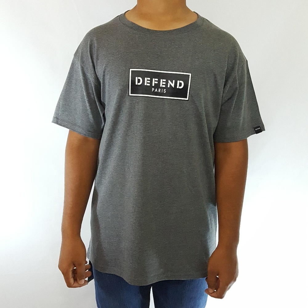 Defend Paris Hi Low Hem Crew Neck